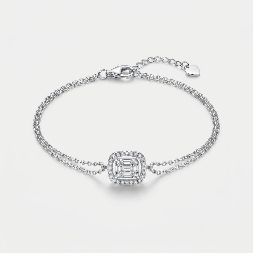 Bracelet Milena Eternelle Argent 925 trempé or blanc