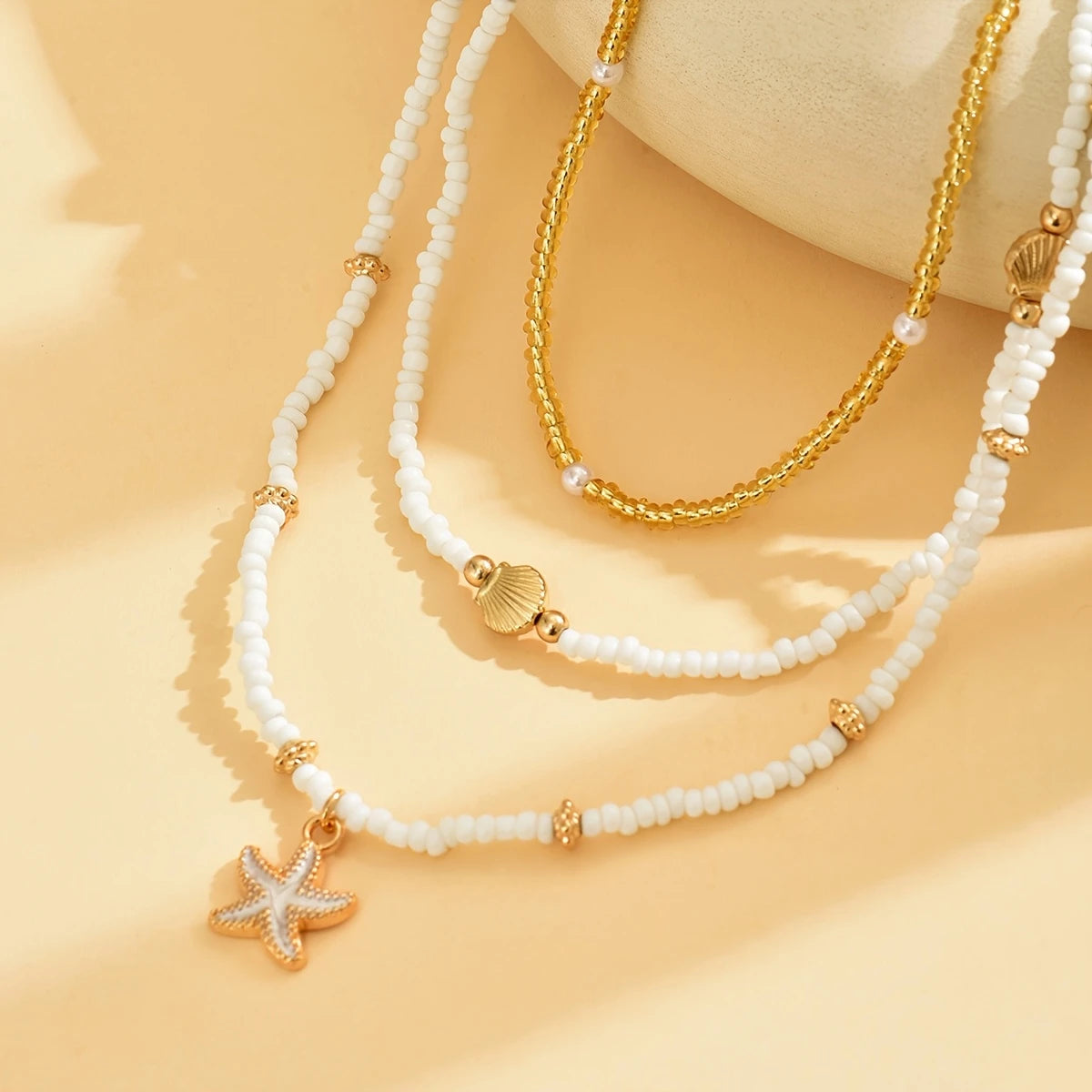 Colliers multi rangs Corail