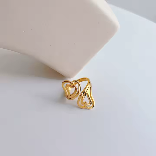 Bague Duo de Cœurs