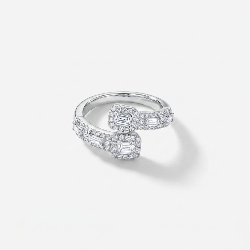 Bague Teresa Eternelle Argent 925 trempé or blanc