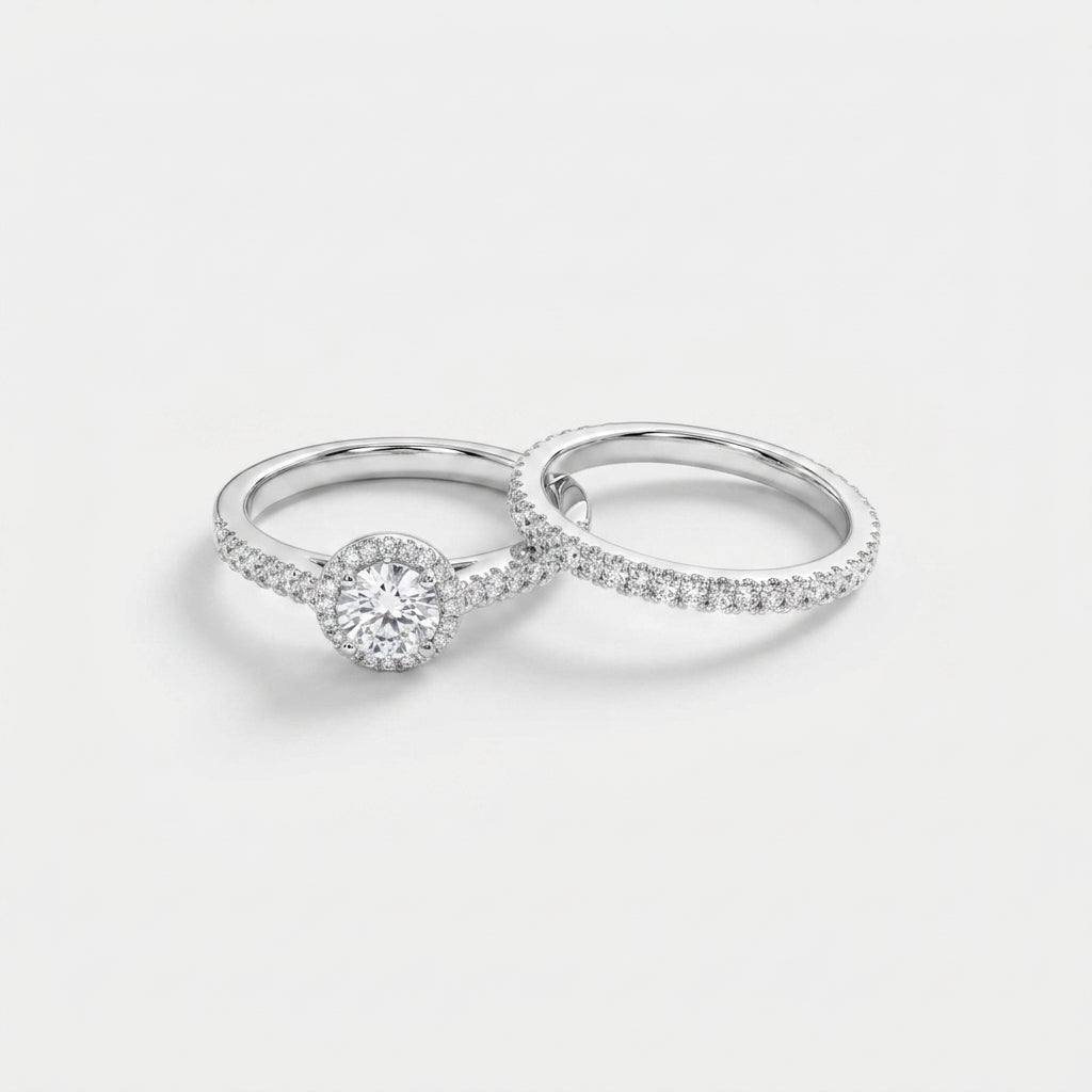 Bague Juliette Eternelle Argent 925 trempé or blanc