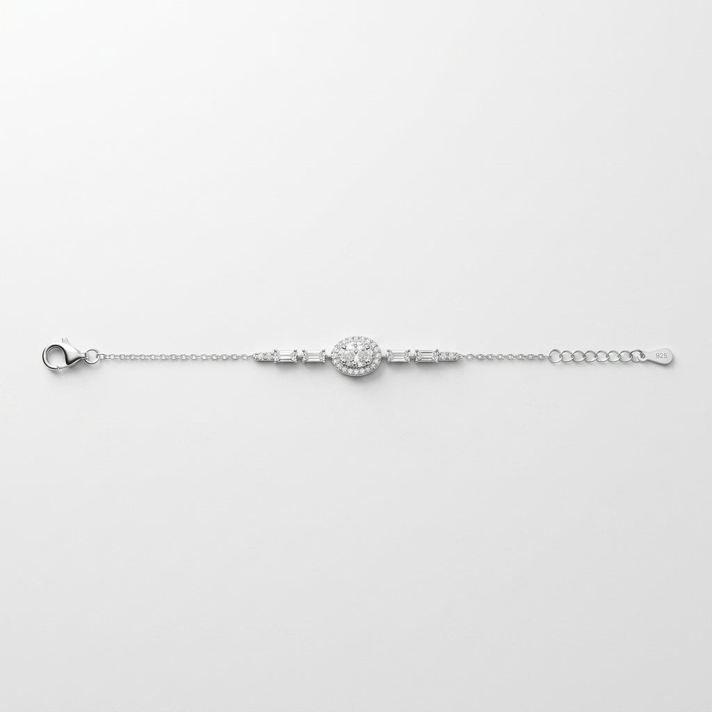 Bracelet Alessia Eternelle Argent 925 trempé or blanc