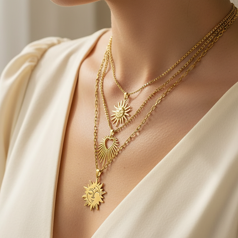 Colliers multi rangs Aurelia