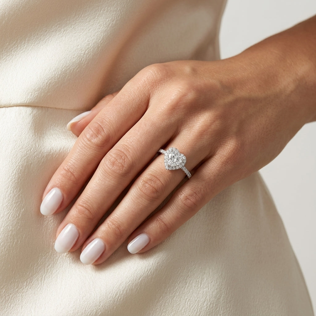 Bague Elena Eternelle Argent 925 trempé or blanc