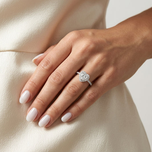 Bague Elena Eternelle Argent 925 trempé or blanc