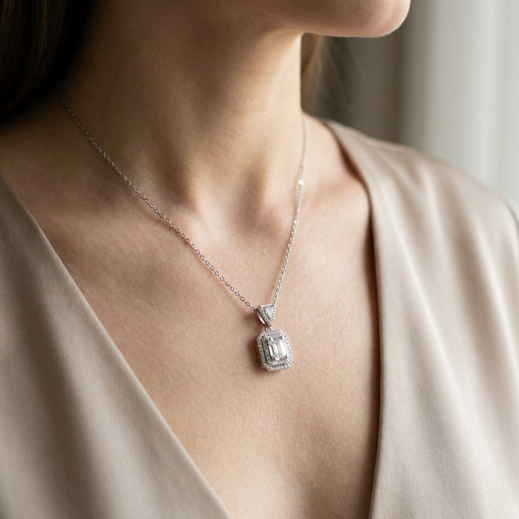 Collier Sienna Eternelle Argent 925 trempé or blanc