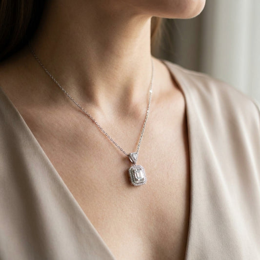 Collier Sienna Eternelle Argent 925 trempé or blanc