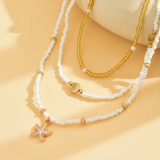 Colliers multi rangs Corail
